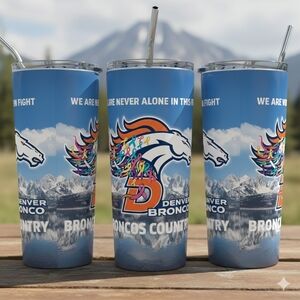 Denver Broncos Cancer Awareness 20ozTumbler